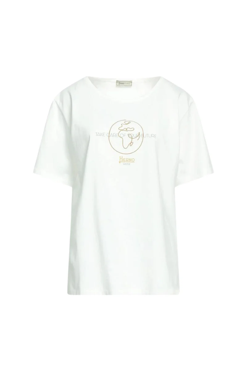 Herno Women T-Shirt Jg000146D-52021 White