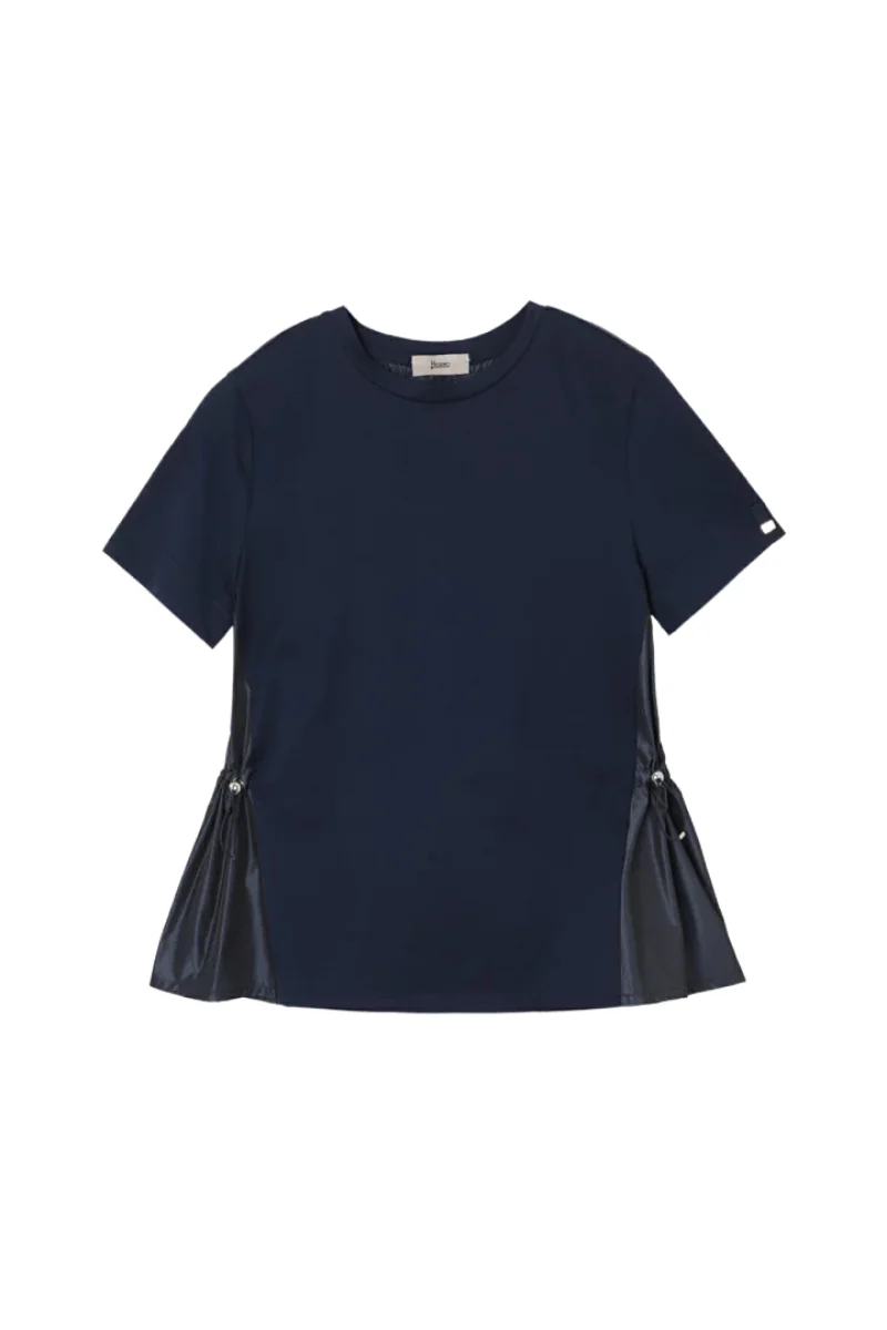 Herno Women T-Shirt Jg000176D-52006 Navy