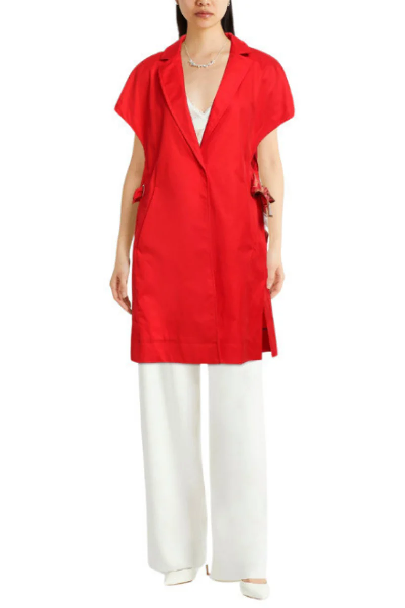 Herno Women Vest Gc000380D-13218 Red - Image 2
