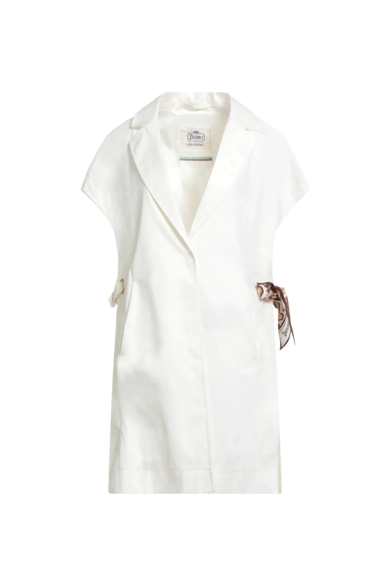 Herno Women Vest Gc000380D-13218 White