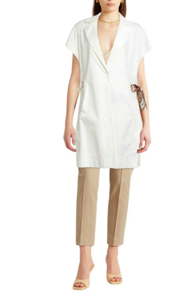 Herno Women Vest Gc000380D-13218 White - Image 2