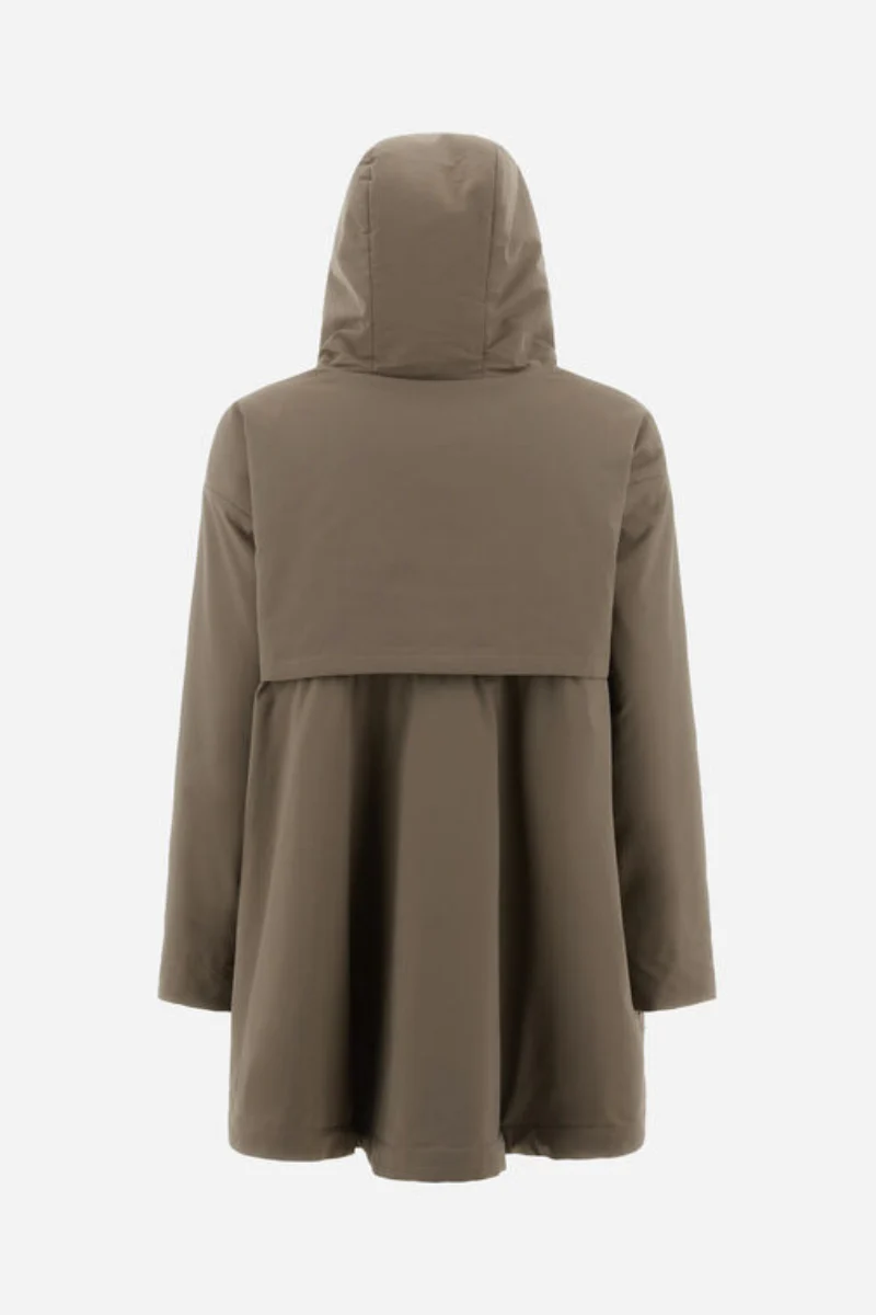 Herno Women's A-Line Jacket in Keystone Dark Taupe - Image 3