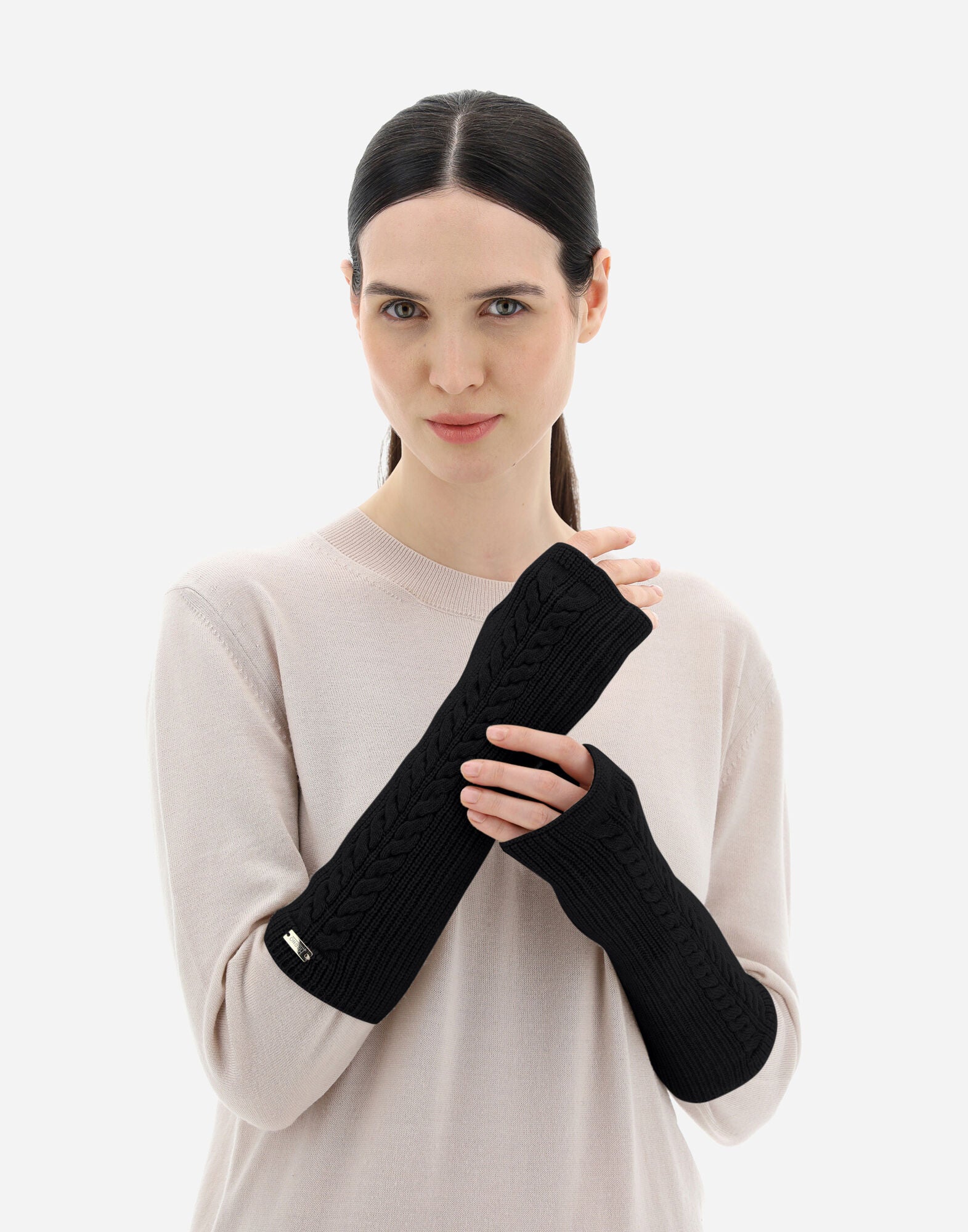 HERNO WOMEN'S GLOVE MANIC005D-70184-9300 NWT - Image 6