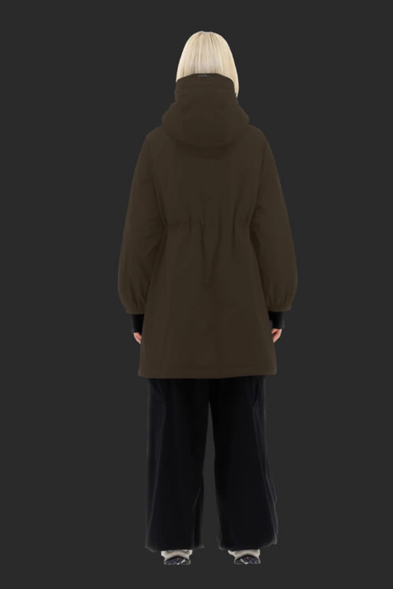 Herno Women's Laminar Jacket In GORE-TEX In Olive - Image 3