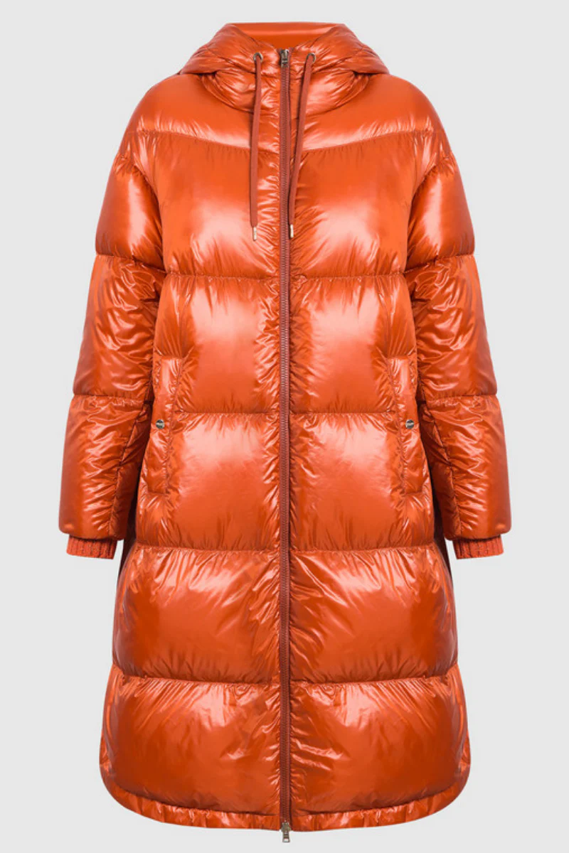 Herno Women's Orange Down Jacket