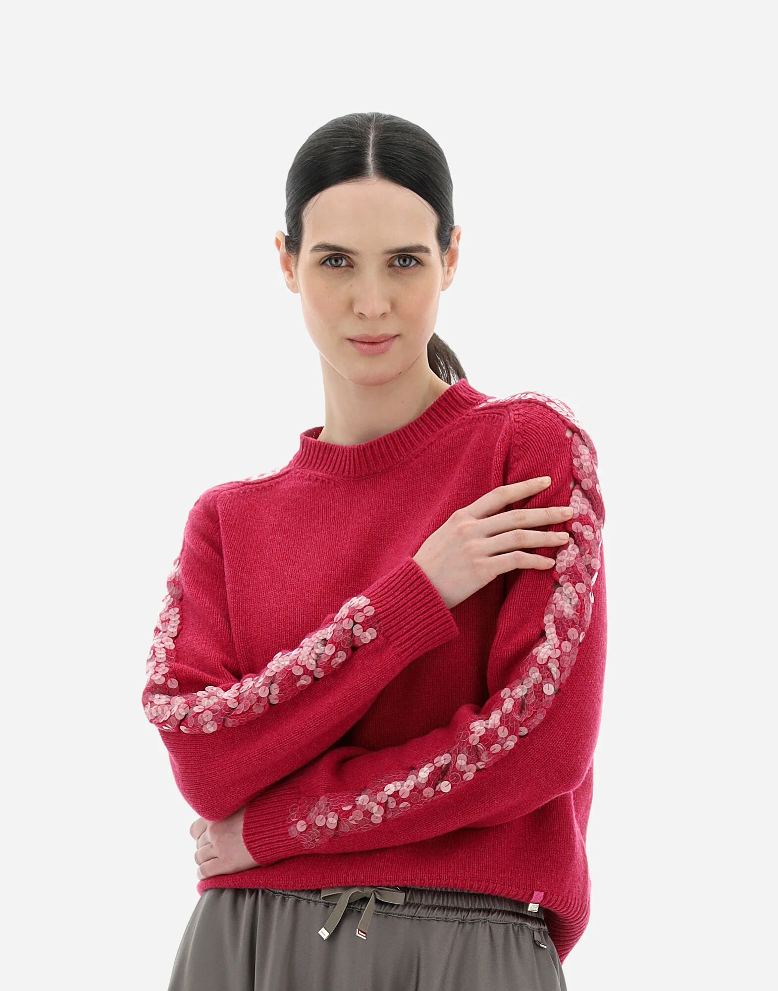 HERNO WOMEN'S SWEATER MG000116D-71112-4250 NWT - Image 6