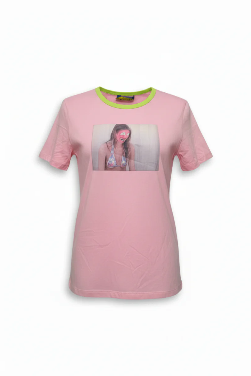 I'm Sorry by Petra Collins Pink Graphic T-Shirt