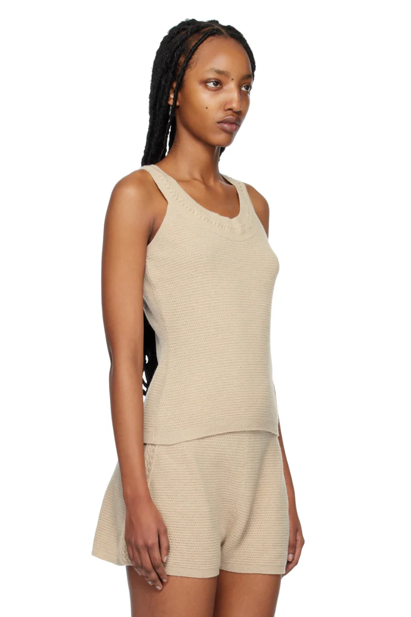 La Perla Beige Jewel Tank Top - Image 2
