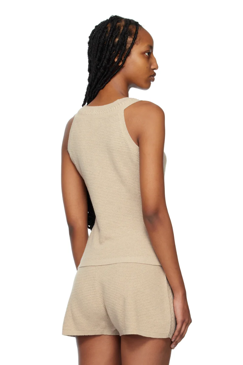 La Perla Beige Jewel Tank Top - Image 3
