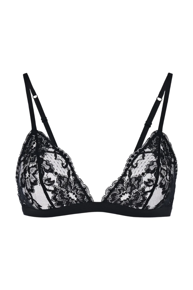 La Perla Black Lace Triangle Bra
