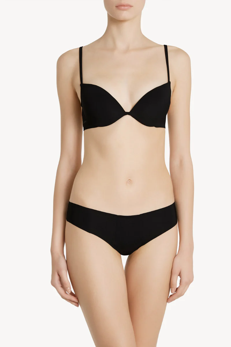 La Perla Black Push-Up T-Shirt Bra - Image 2