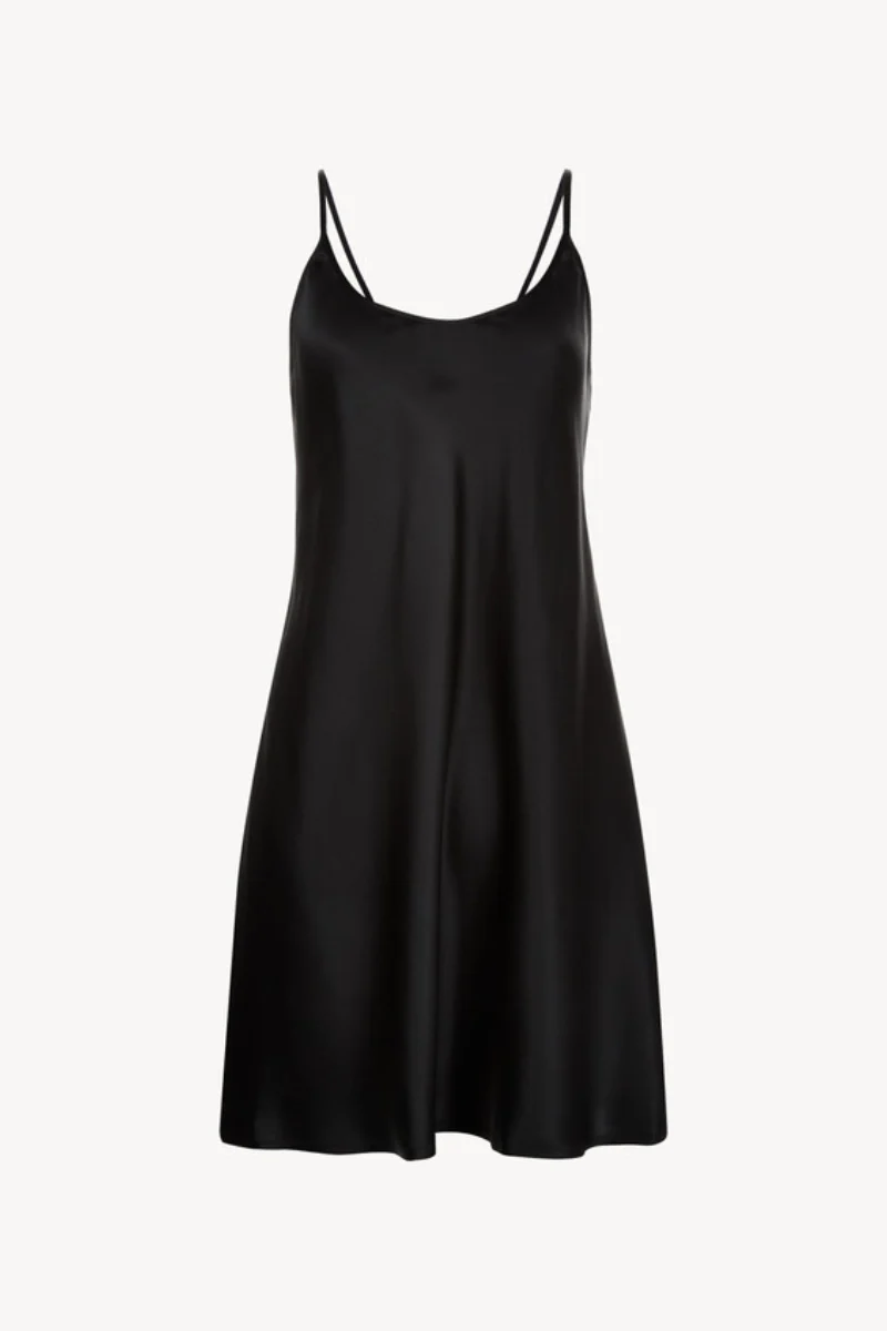 La Perla Black Silk Short Slip