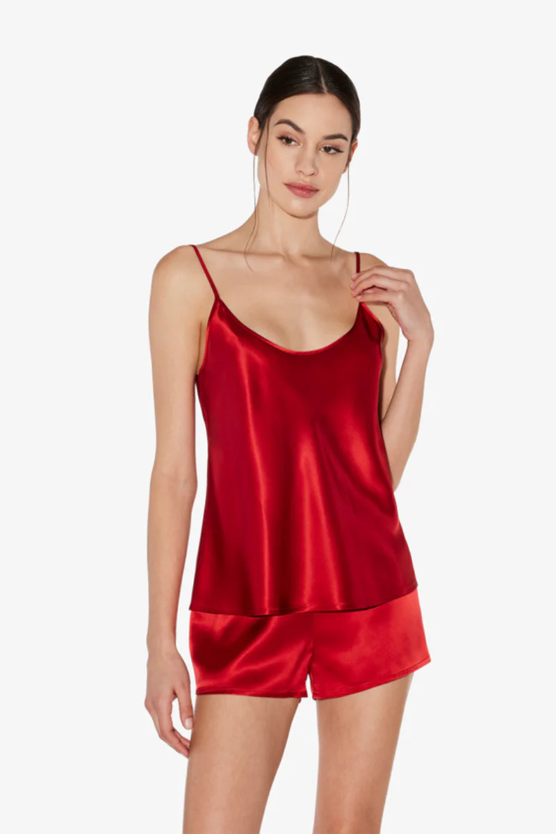 La Perla Garnet Silk Sleep Shorts - Image 4