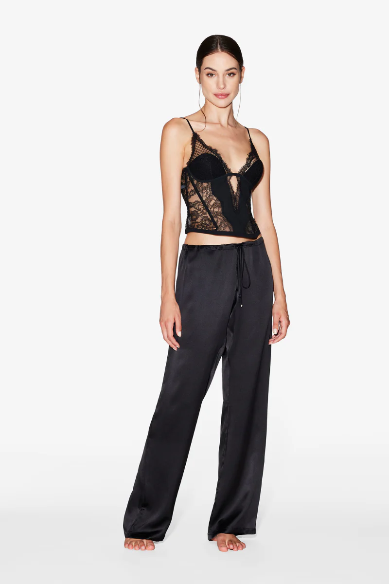 La Perla Honeycomb Shadows Corset With Leavers Lace - Image 4