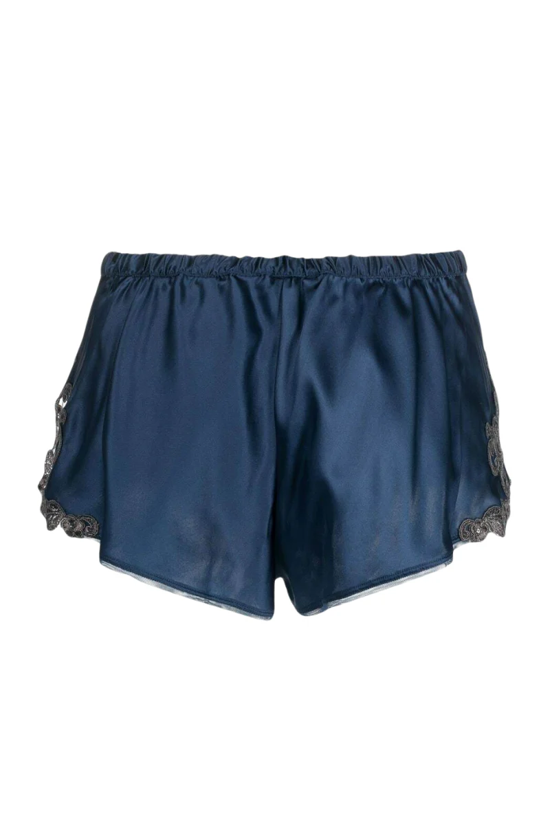La Perla Maison Blue Silk Culottes - Image 2