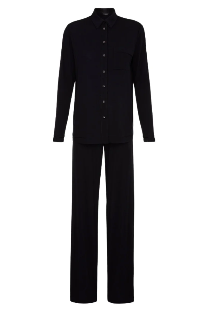 La Perla Midnight Botanica Pyjamas in Onyx