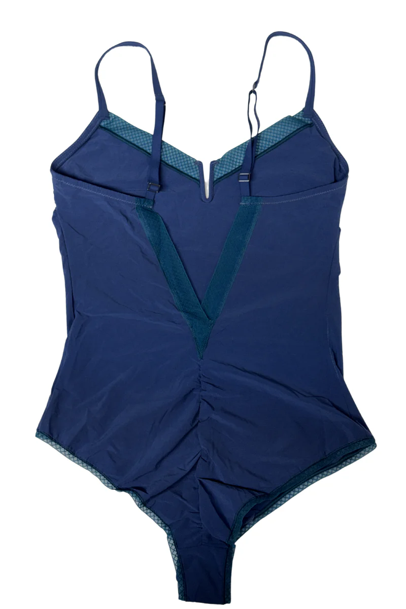 La Perla Navy Nylon  Bodysuit - Image 2