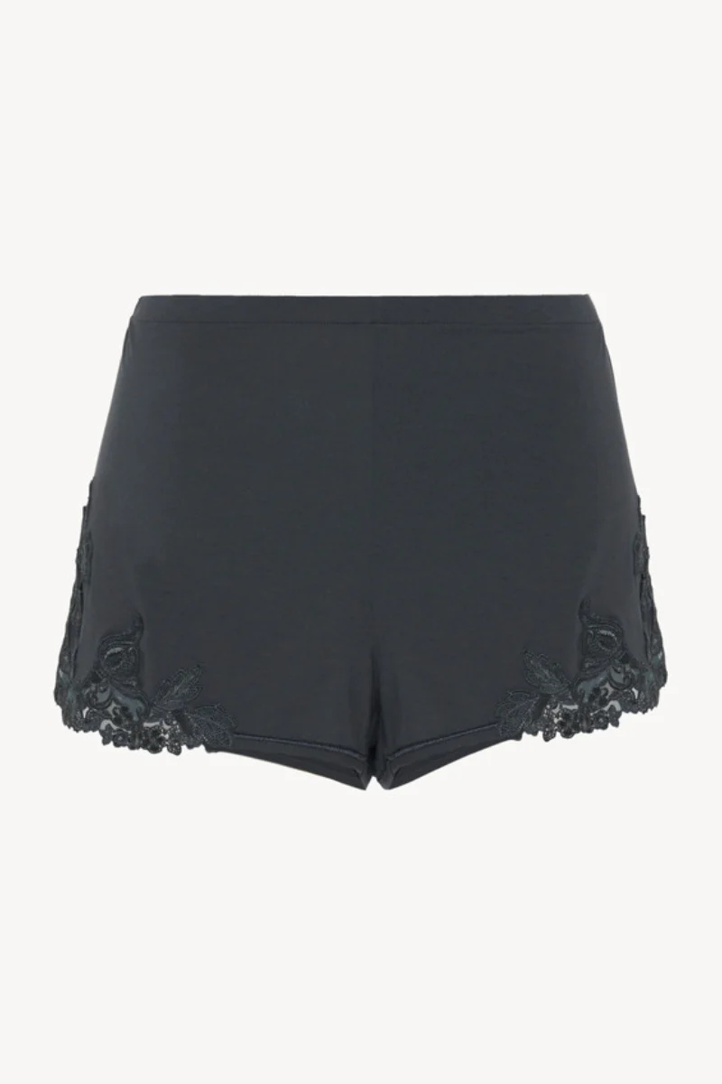 La Perla Shorts In Charcoal Grey Jersey