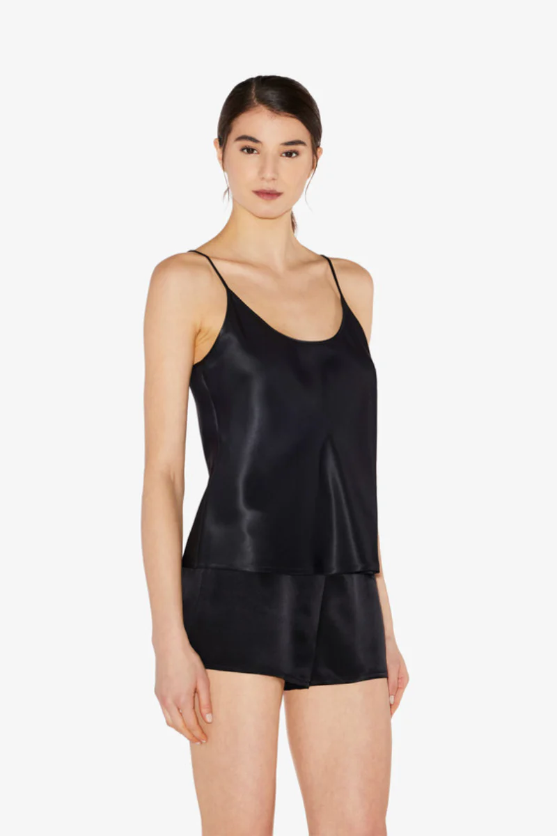 La Perla Silk Camisole In Black - Image 2