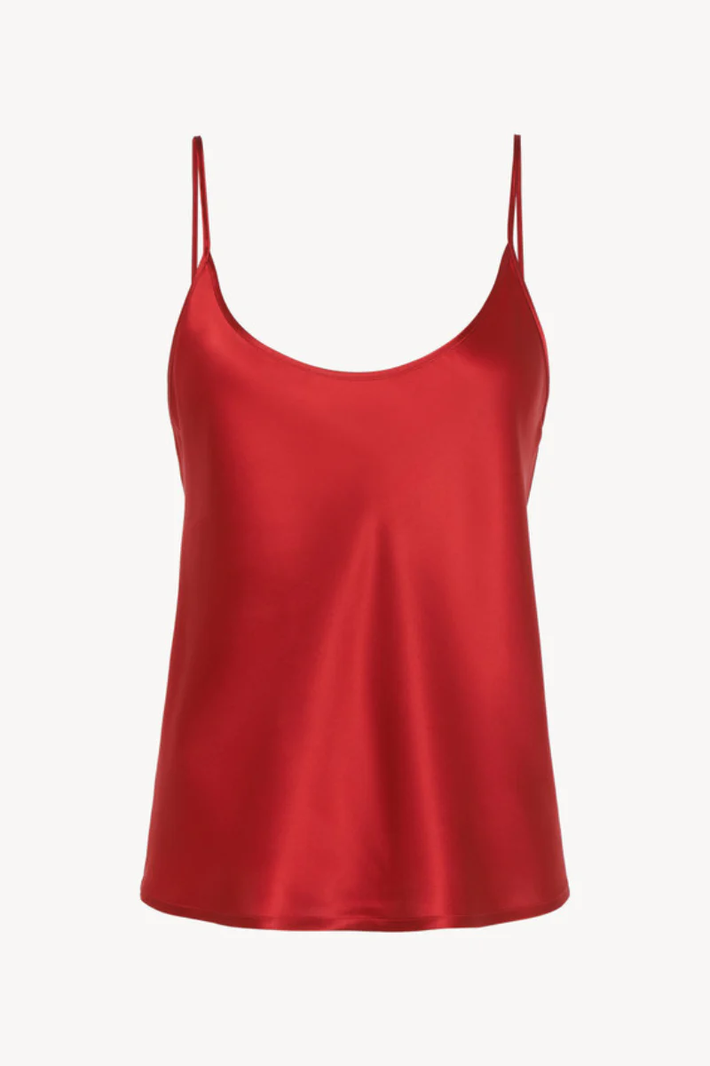 La Perla Silk Camisole In Garnet