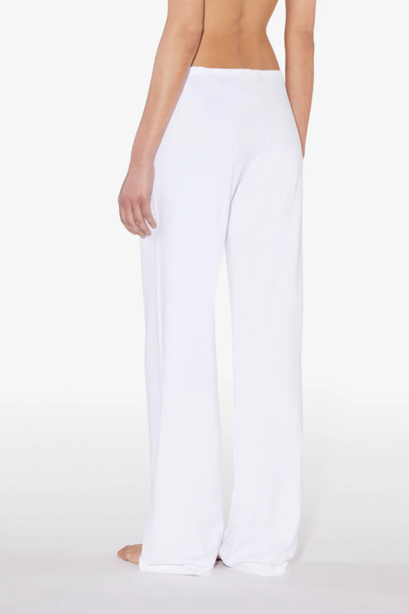 La Perla White Cotton Trousers - Image 3