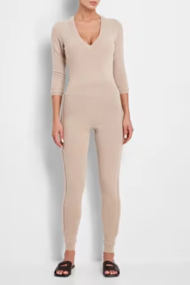 La Perla Woolen Trousers In Beige - Image 2