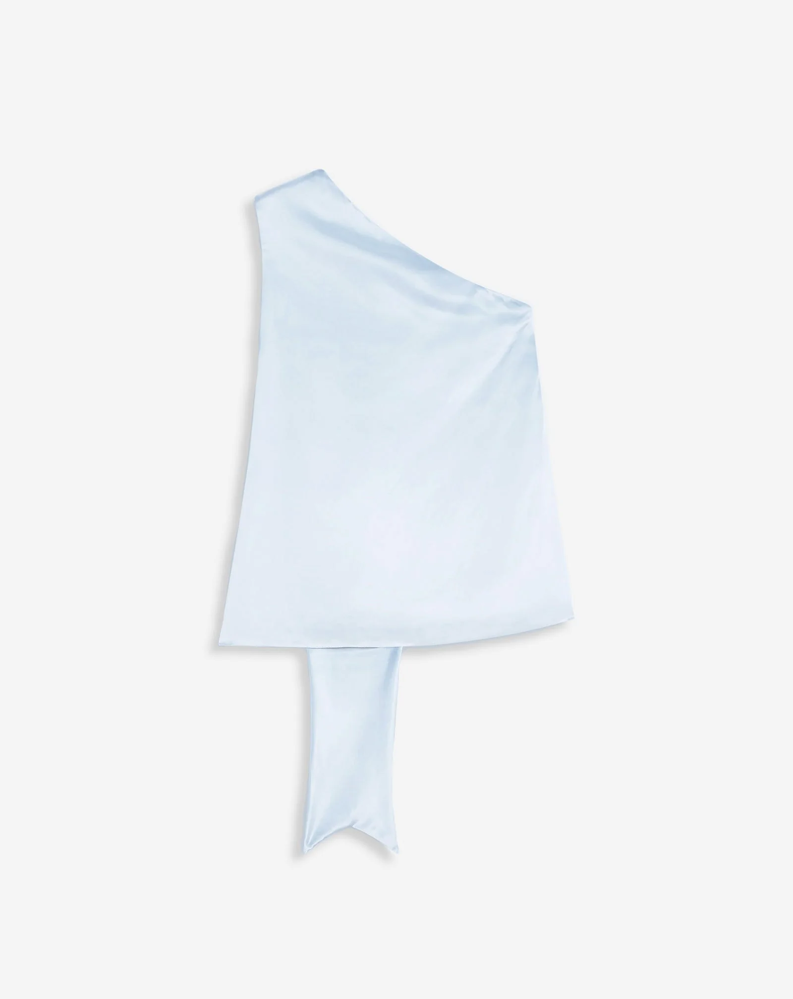 LANVIN WOMEN'S AZUR ASYMMETRIC TOP WITH RIBBON DETAIL