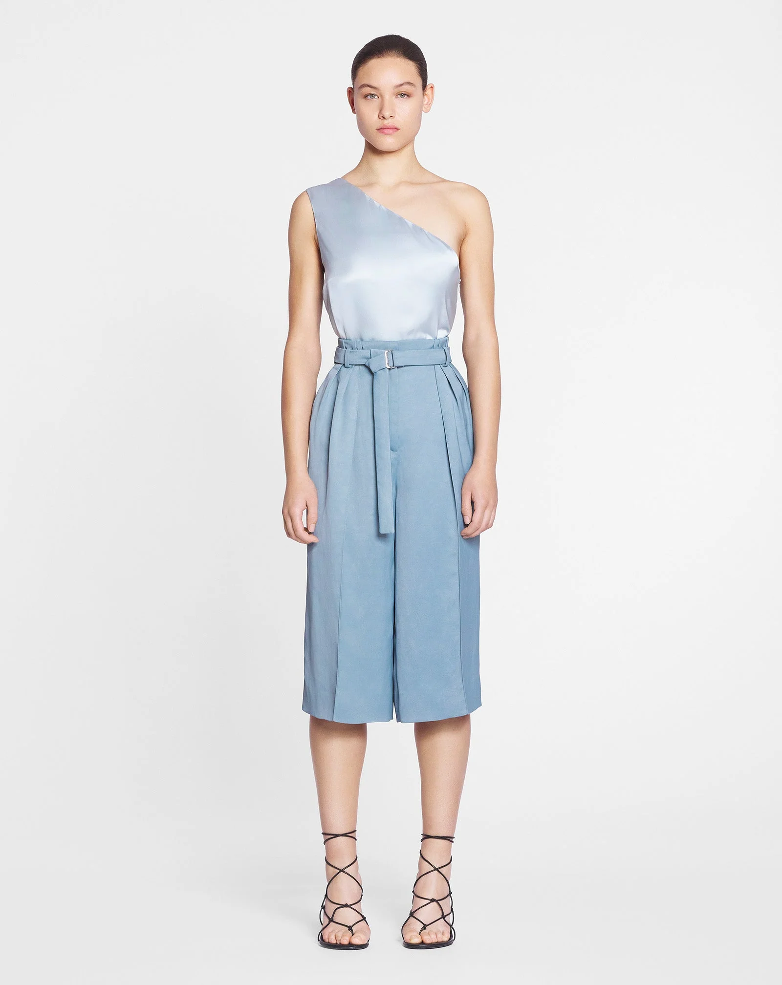 LANVIN WOMEN'S AZUR ASYMMETRIC TOP WITH RIBBON DETAIL - Image 2
