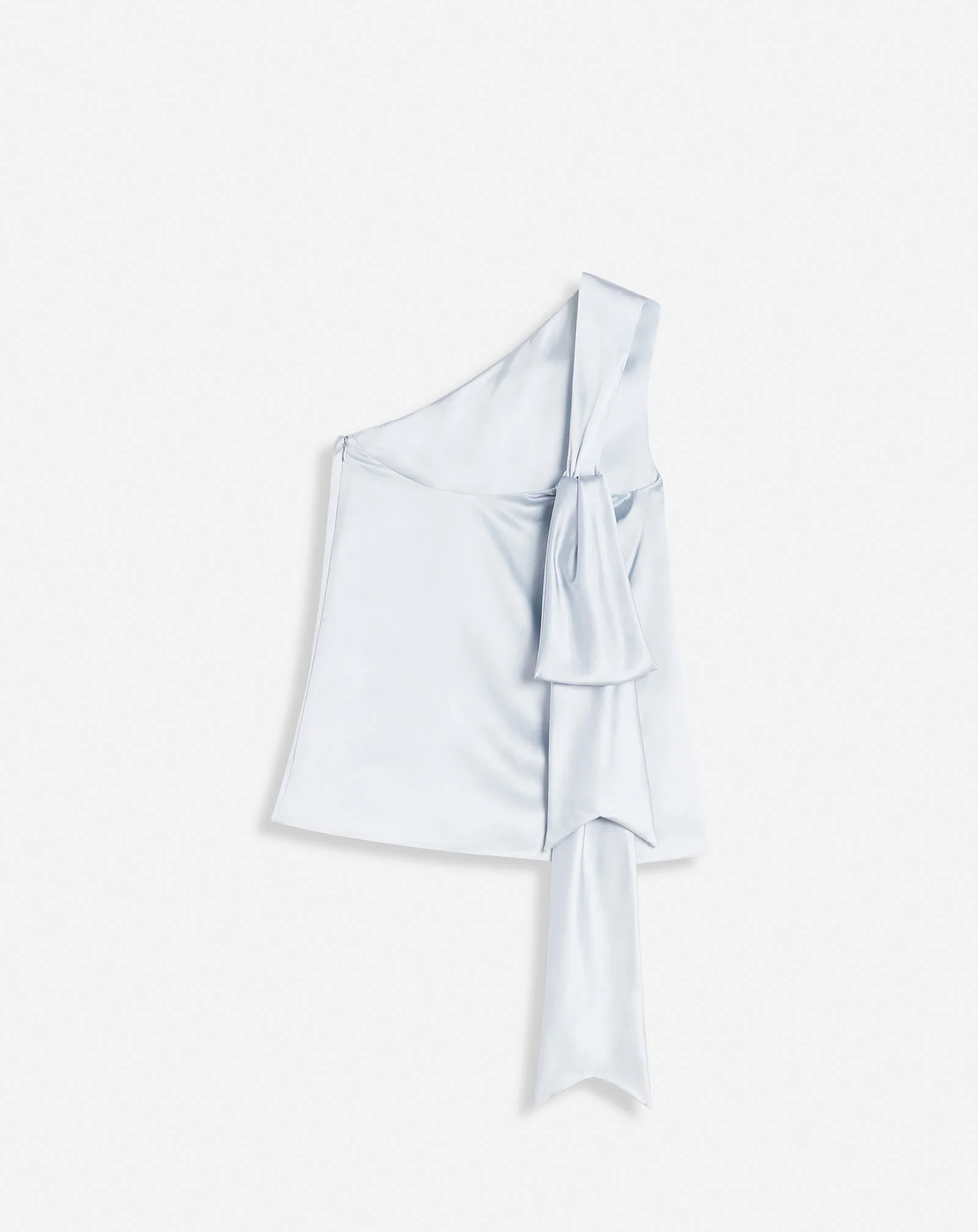 LANVIN WOMEN'S AZUR ASYMMETRIC TOP WITH RIBBON DETAIL - Image 6