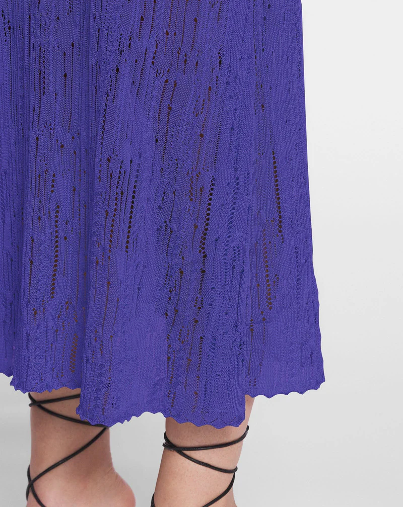 LANVIN WOMEN'S BLEUET SLEEVELESS MIDI DRESS - Image 6