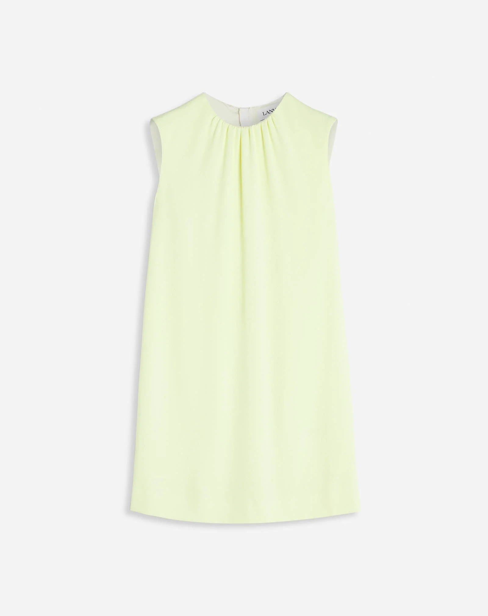 LANVIN WOMEN'S CITRON GATHERED NECK MINI DRESS