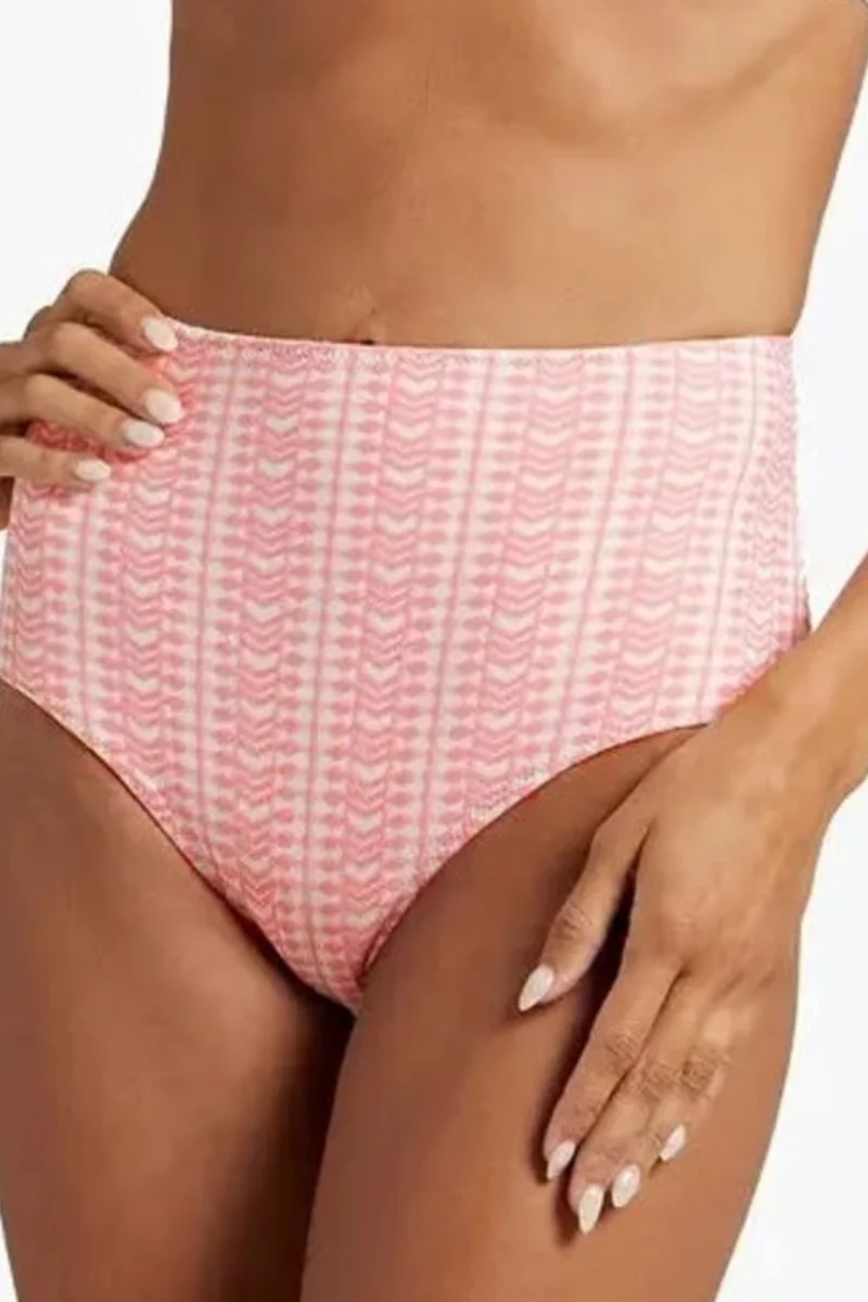Lemlem Lola High Waist Bottom In Light Pink