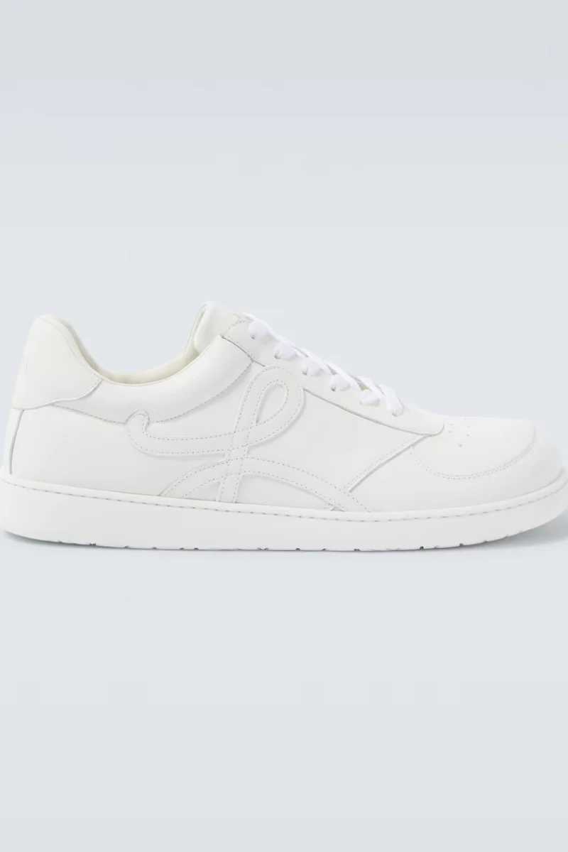 LOEWE Jambo Leather Sneakers White - Image 2