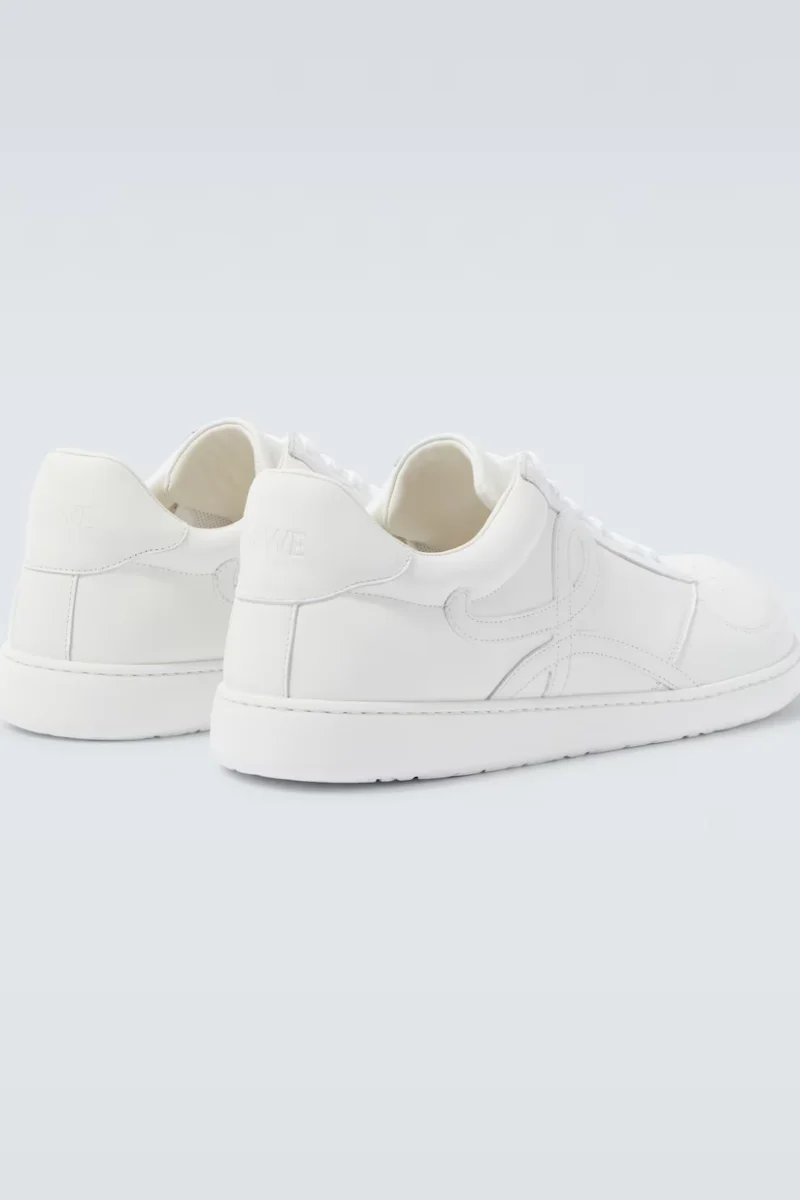 LOEWE Jambo Leather Sneakers White - Image 3