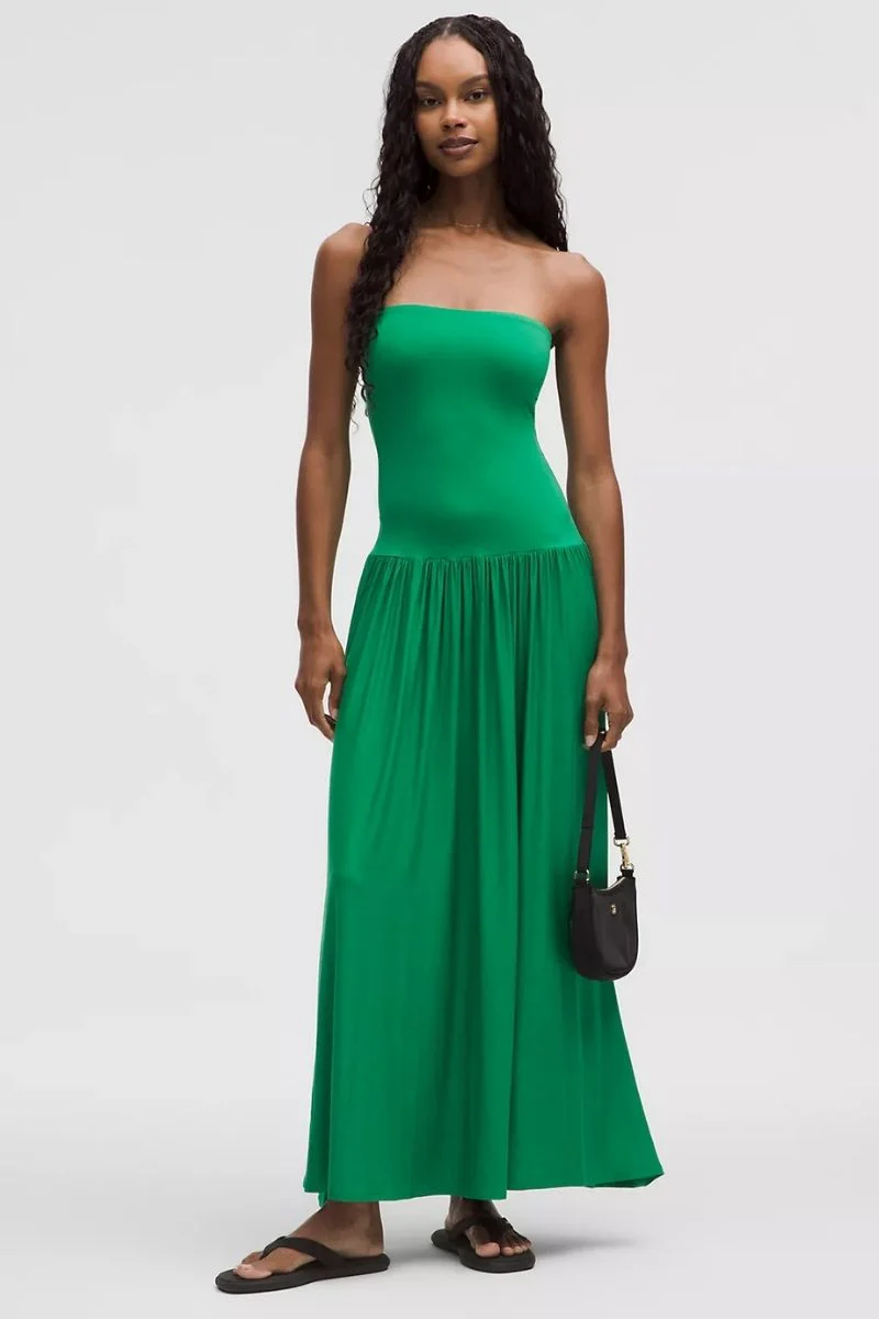 Lululemon 2-in-1 Maxi Dress-Raceway Green - Image 2