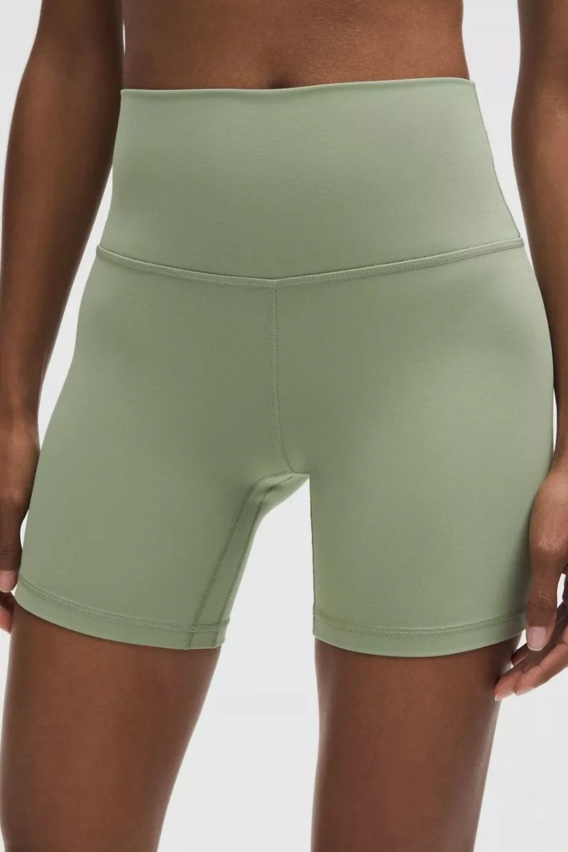 lululemon Align™ High-Rise Short 6" _ Desert Green