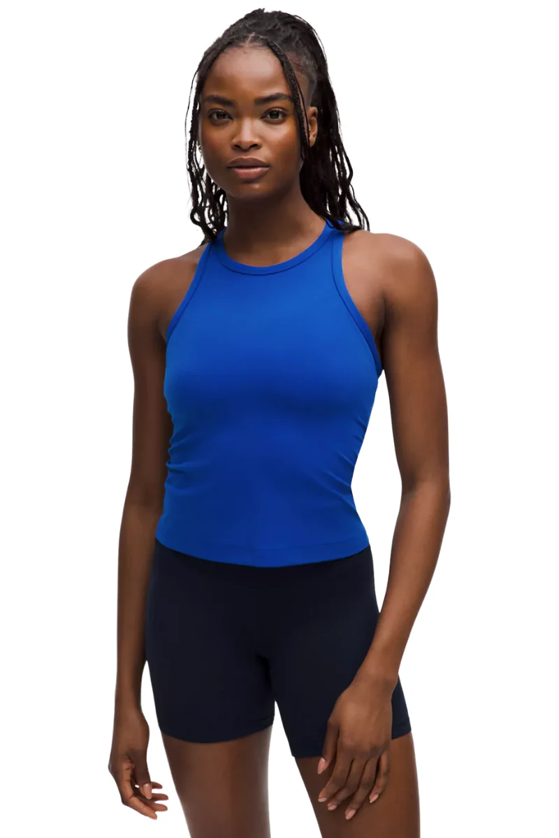 Lululemon Align™ Waist-Length Racerback In Blue