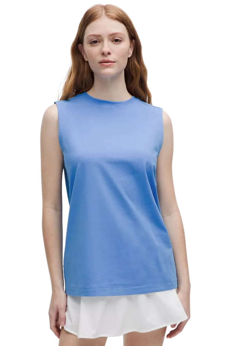 Lululemon All Yours Organic
Cotton Tank In Pool Party