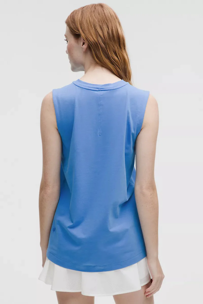 Lululemon All Yours Organic
Cotton Tank In Pool Party - Image 2