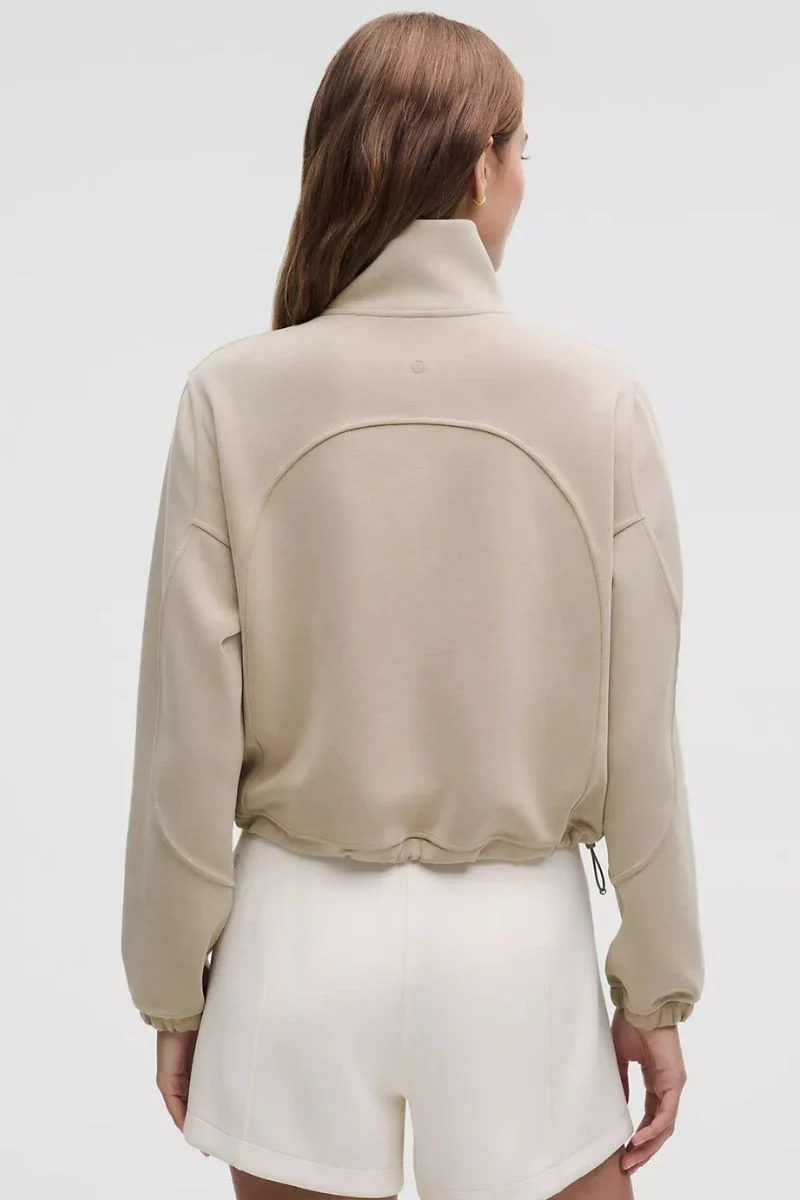Lululemon Brushed Softstreme Half Zip-Sheer Oak - Image 2
