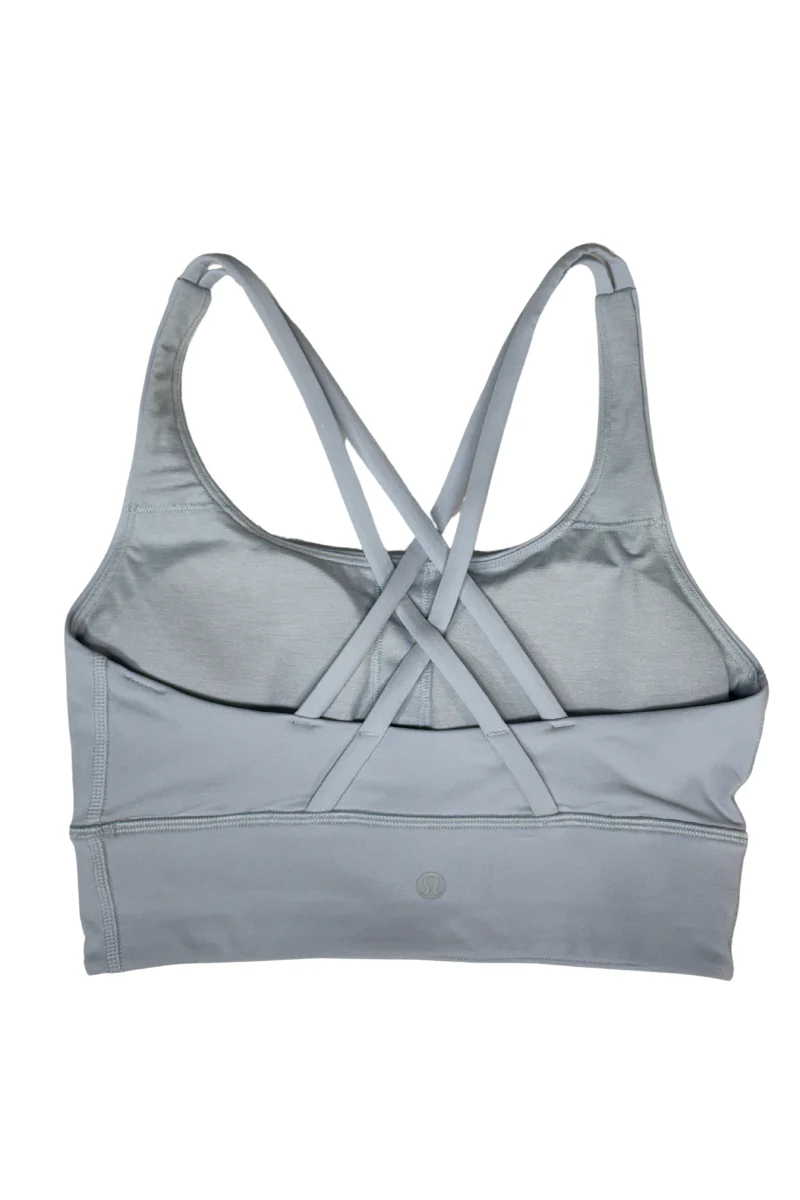 Lululemon Energy Longline Bra Silver - Image 2