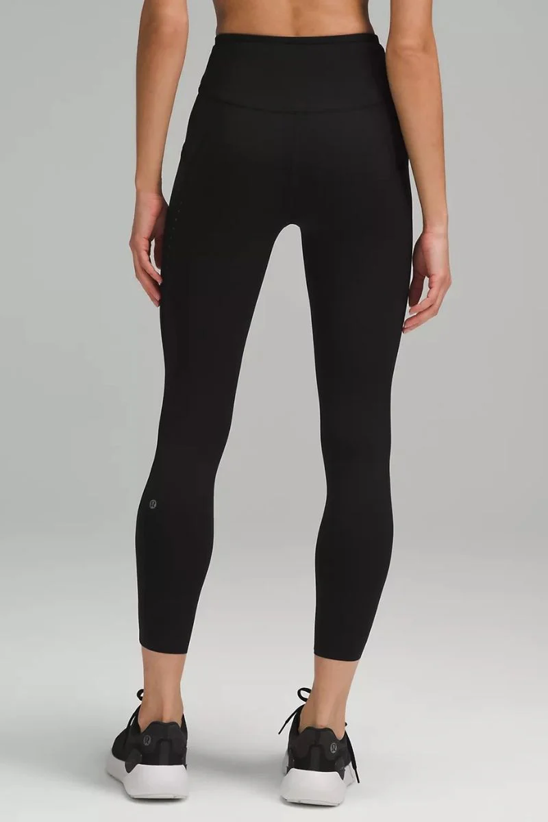 Lululemon Fast and Free High-Rise Tight 25"
Pockets-Black - Image 2