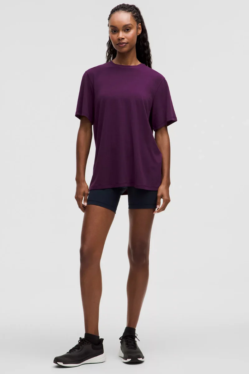 Lululemon Jersey Training Short Sleeve Chile Red - Image 2
