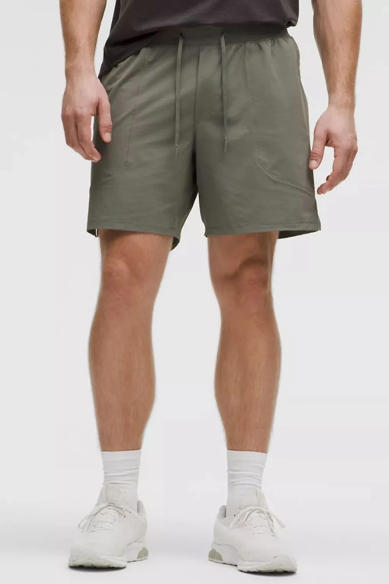 Lululemon License to Train Linerless Short 7"
Updated-Grey Sage