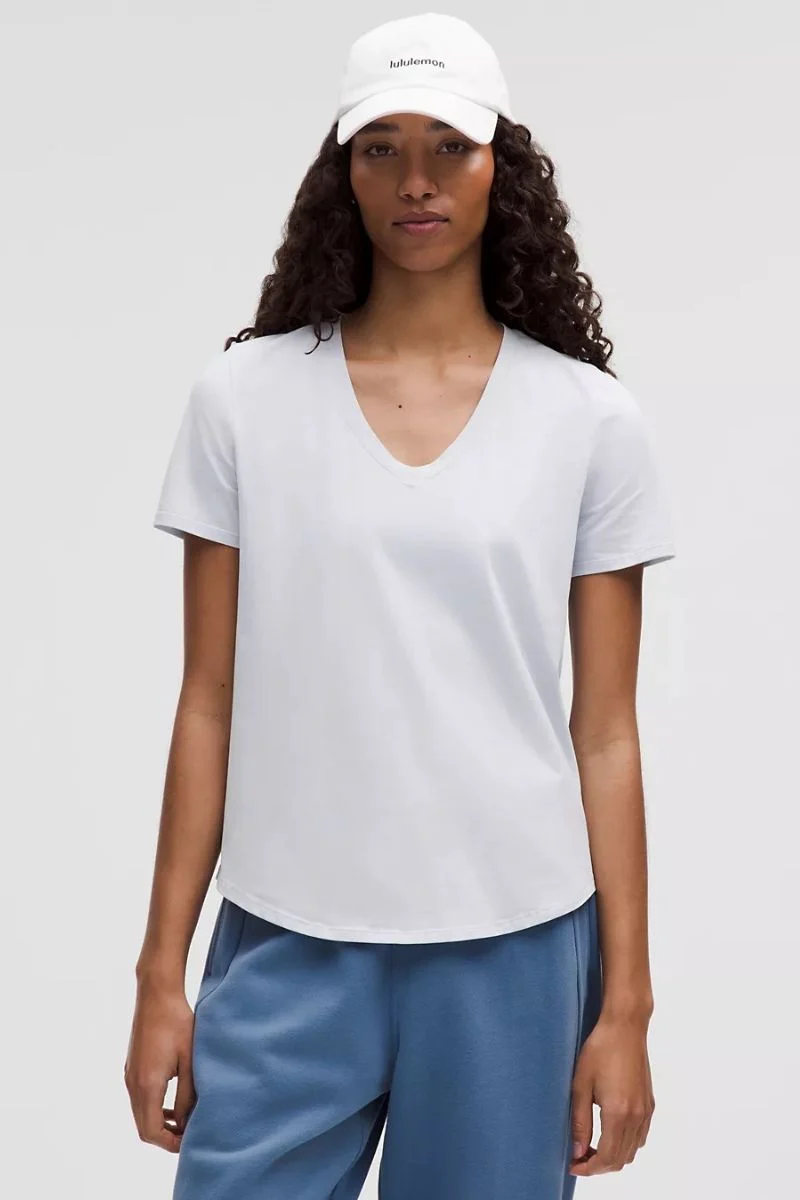 Lululemon Love V-Neck T-Shirt Starch Blue