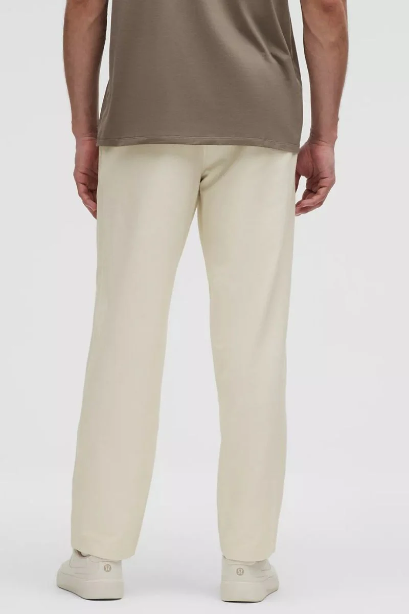Lululemon LuluLinen Pleated
Trouser *Regular In Light Ivory - Image 3