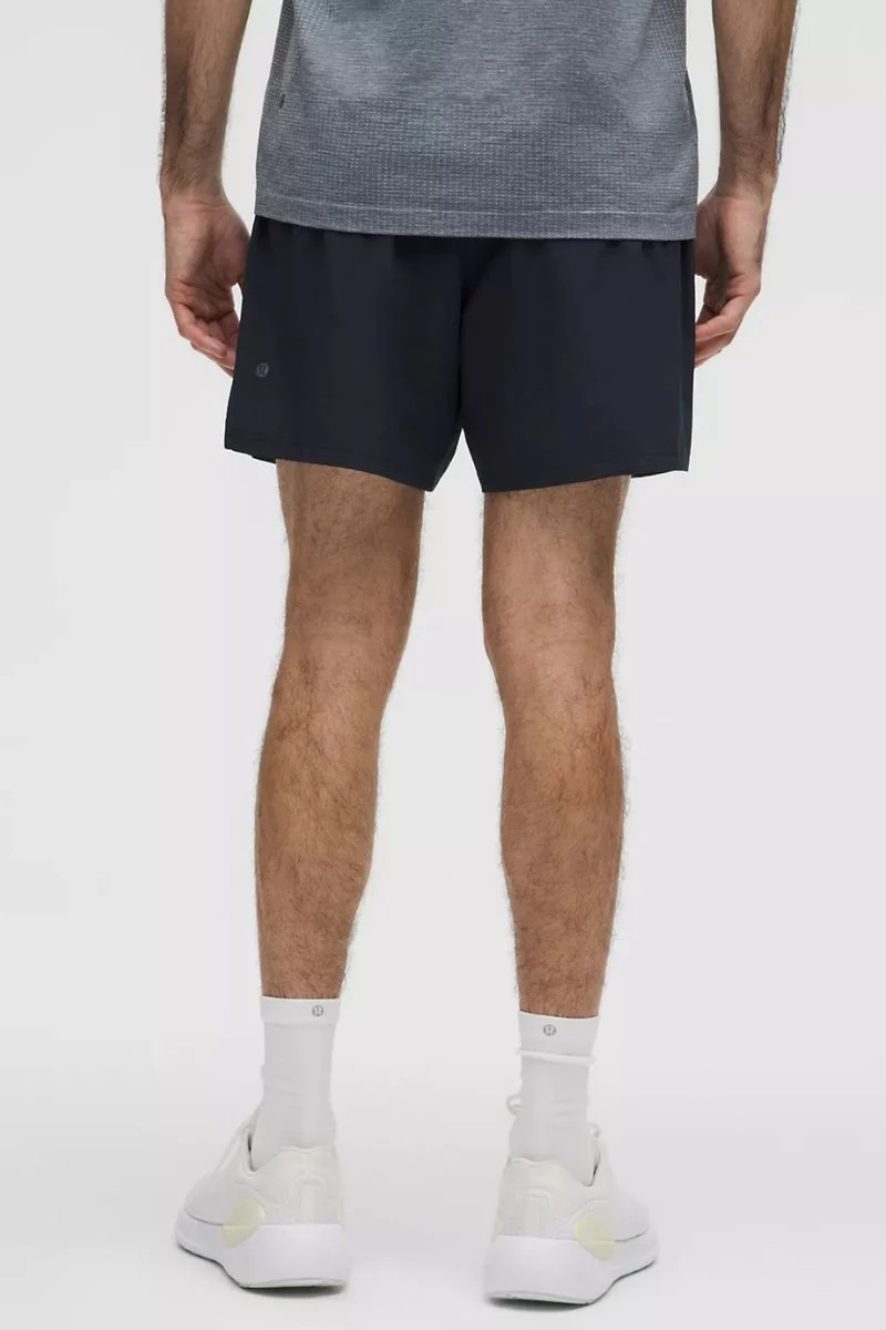 Lululemon Mile Maker Run Crew Ripstop Lined Short 6"-True Navy - Image 2
