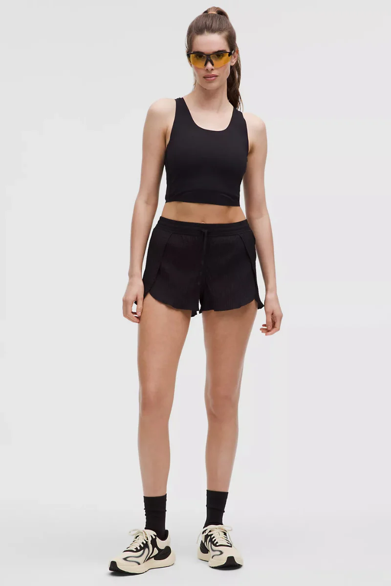 Lululemon Negative Split Textured Run Short 2.5" NIGH