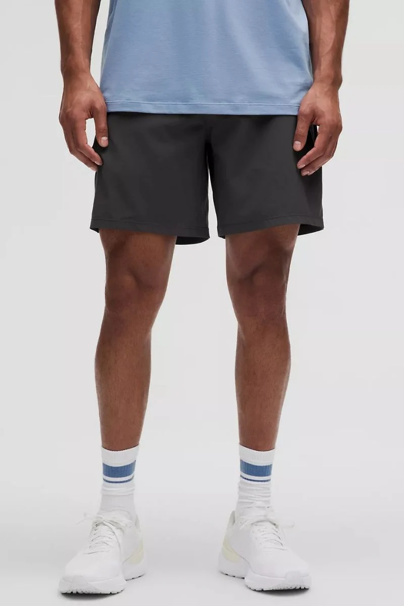 Lululemon Pace Breaker Lined Short 7" - Graphite Grey