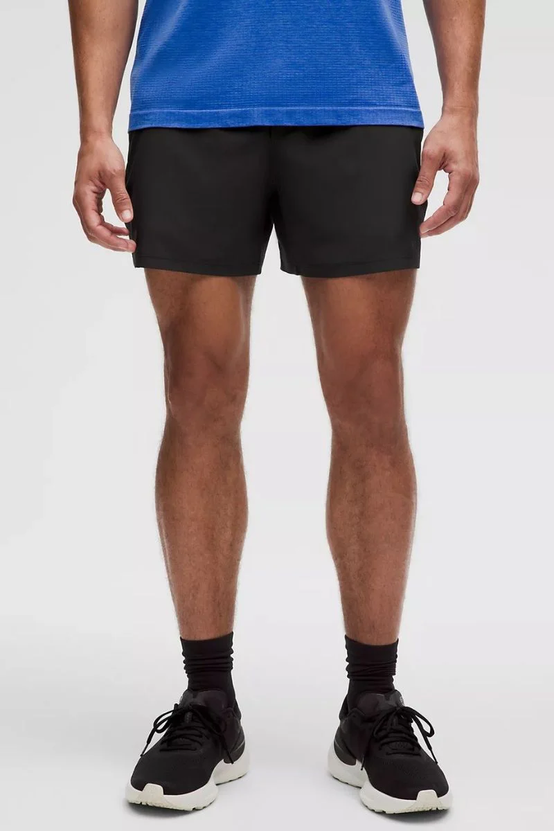 Lululemon Pace Breaker Linerless Short 5"-Black